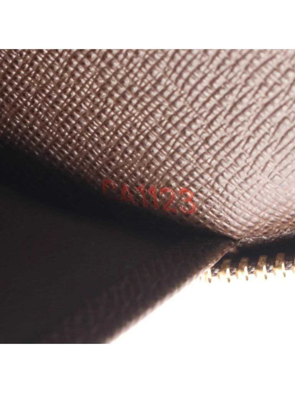 Louis Vuitton Round Wallet Zippy Organizer Damier Ebene Leather